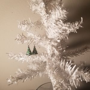 Handmade Christmas Tree earrings